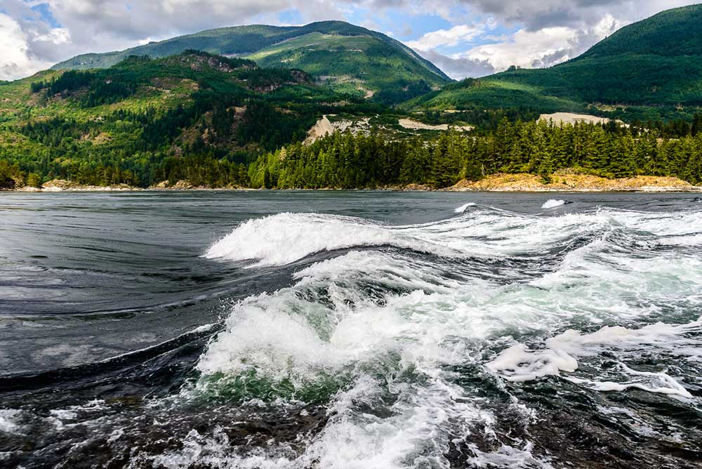 Skookumchuck Rapids West Coast Wilderness Lodge