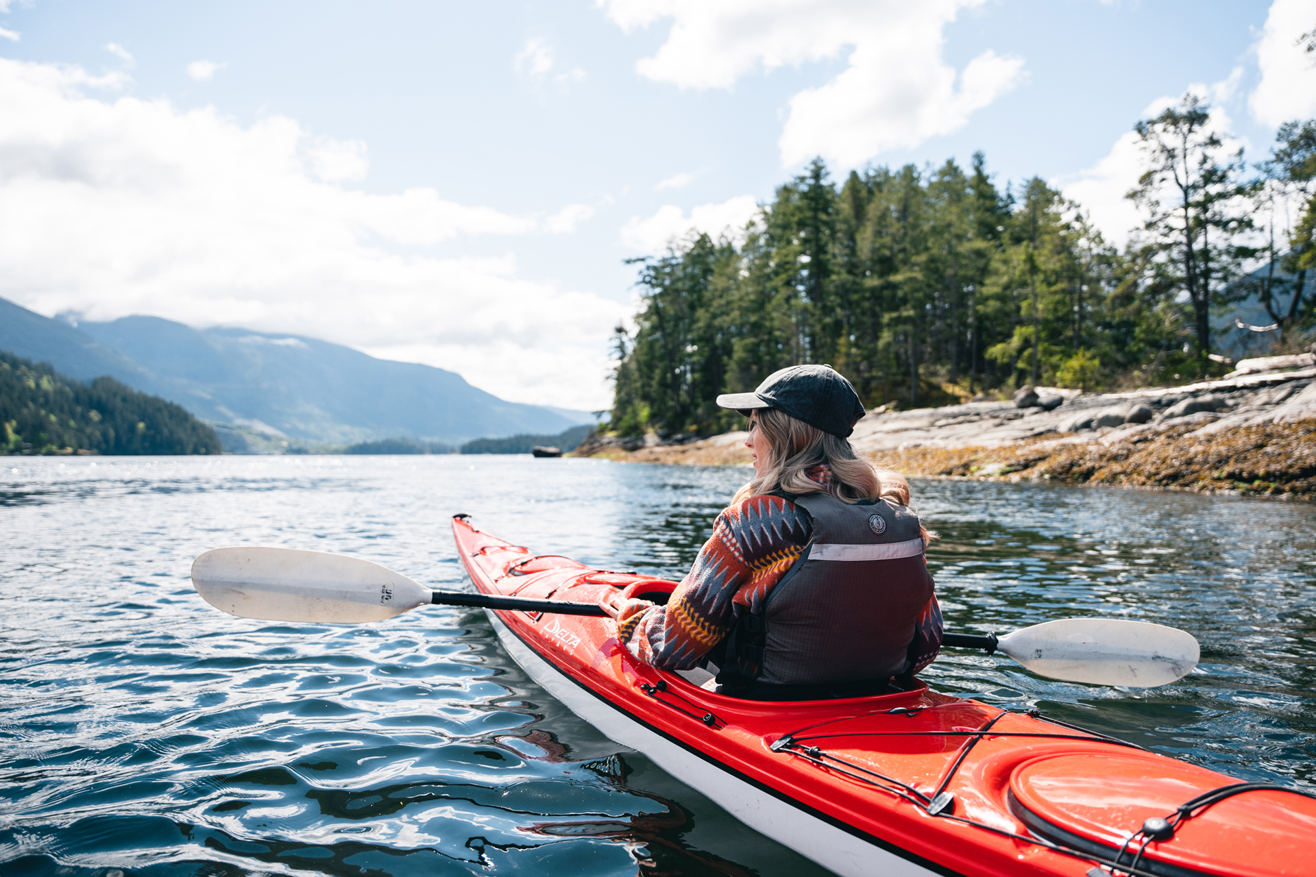 Kayaking the inlet