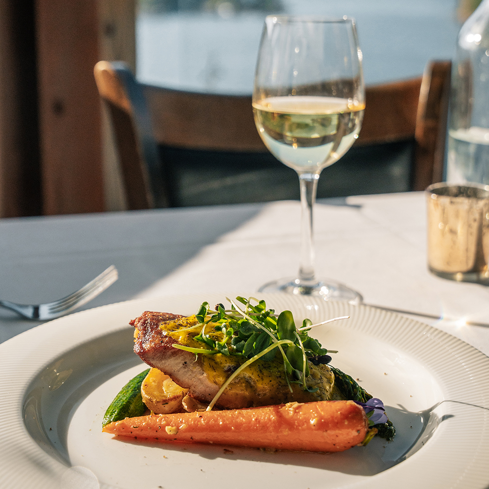 Gourmet dining experience at Inlets Restaurant