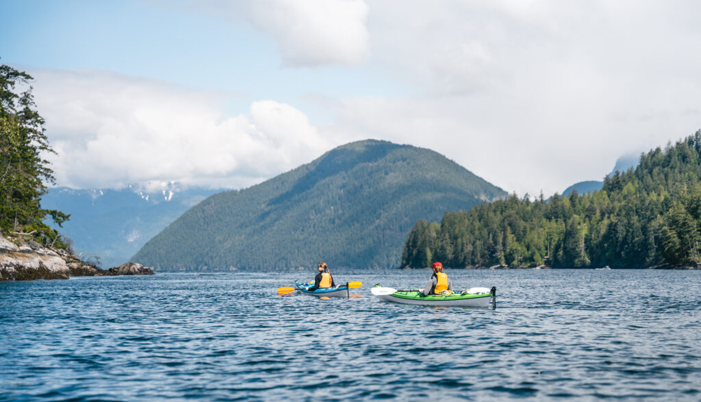Kayaking the inlets