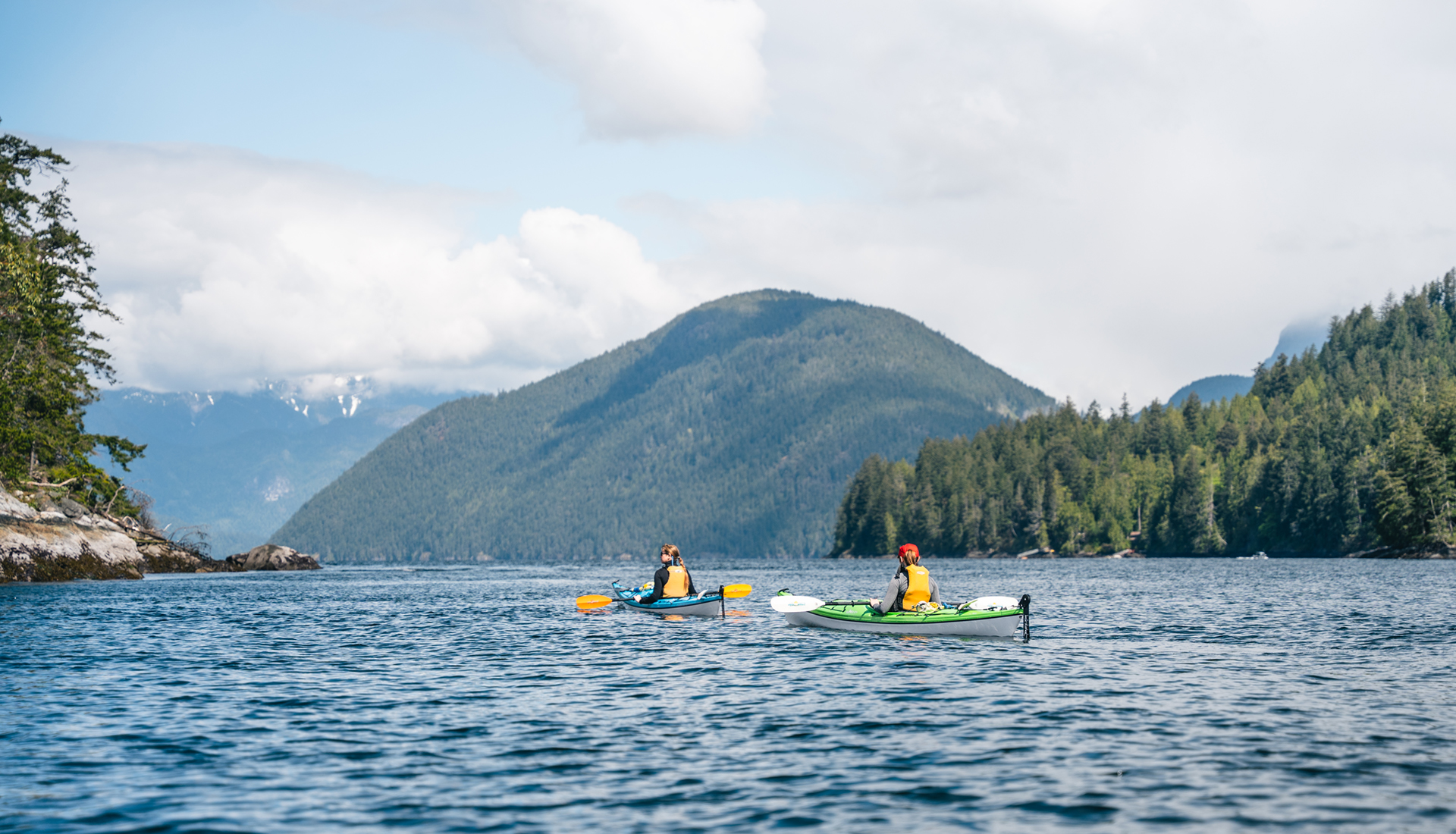 Kayaking the inlets