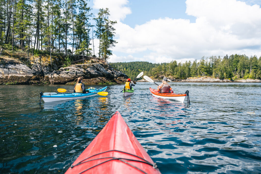 Kayaking the inlet